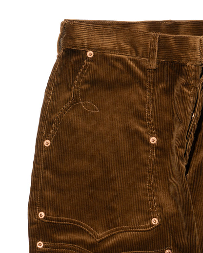 SWEEP Wknee WIDE PANTS CORDUROY -Brown-