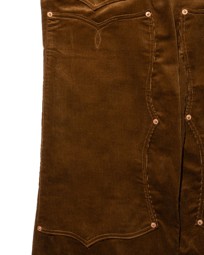 SWEEP Wknee WIDE PANTS CORDUROY -Brown-