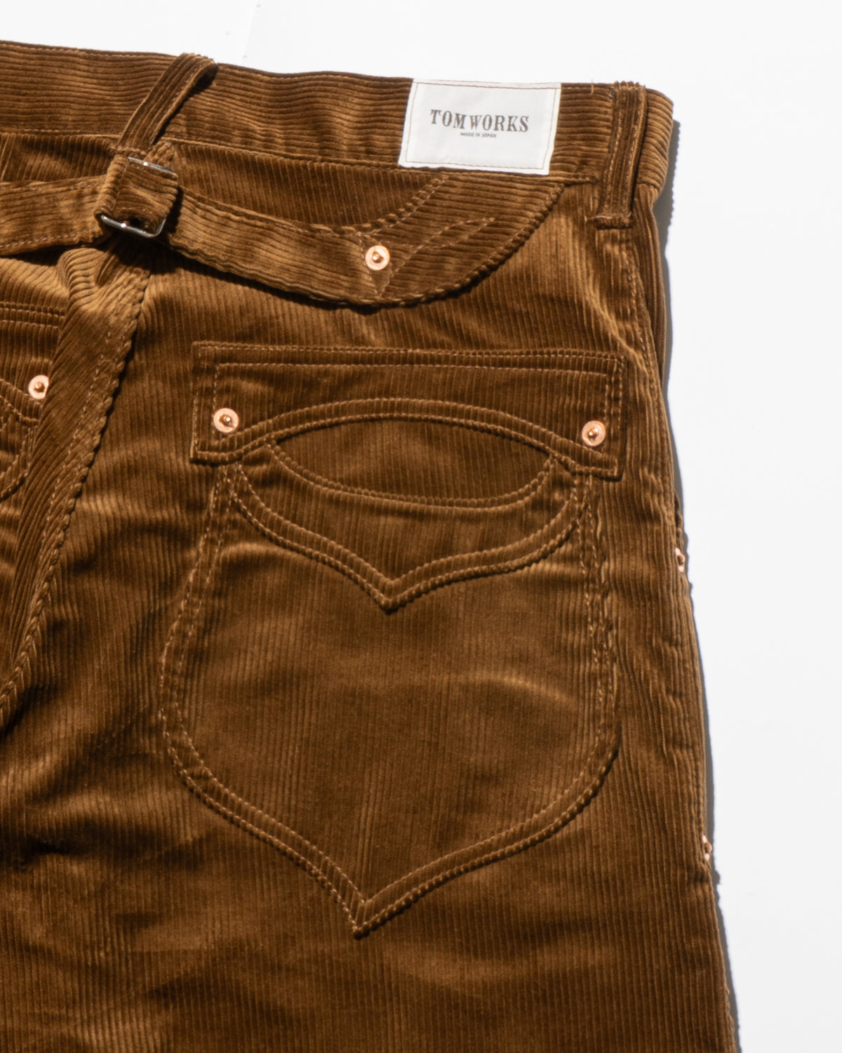 SWEEP Wknee WIDE PANTS CORDUROY -Brown-