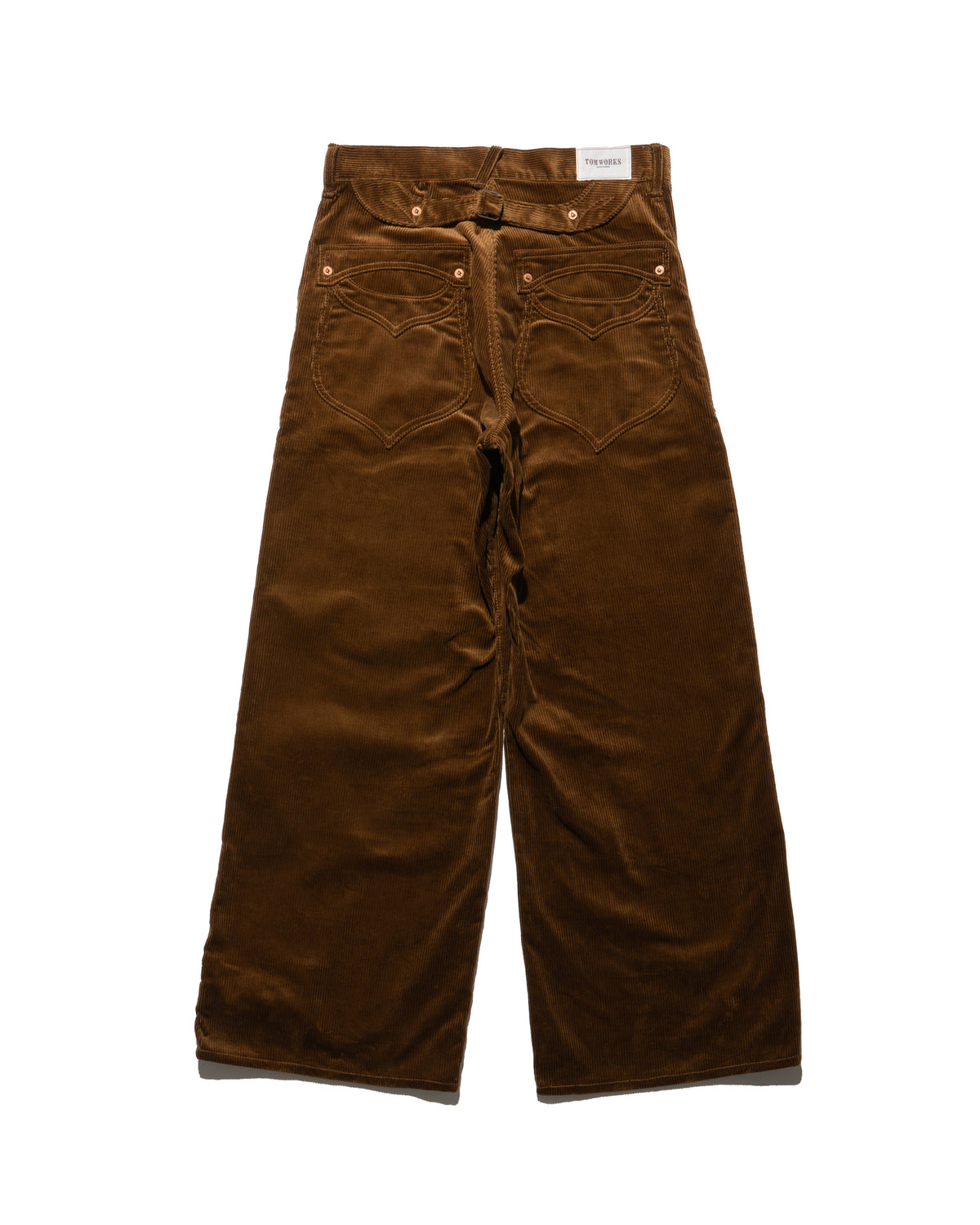 SWEEP Wknee WIDE PANTS CORDUROY -Brown-