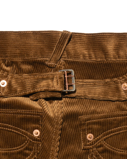 SWEEP Wknee WIDE PANTS CORDUROY -Brown-