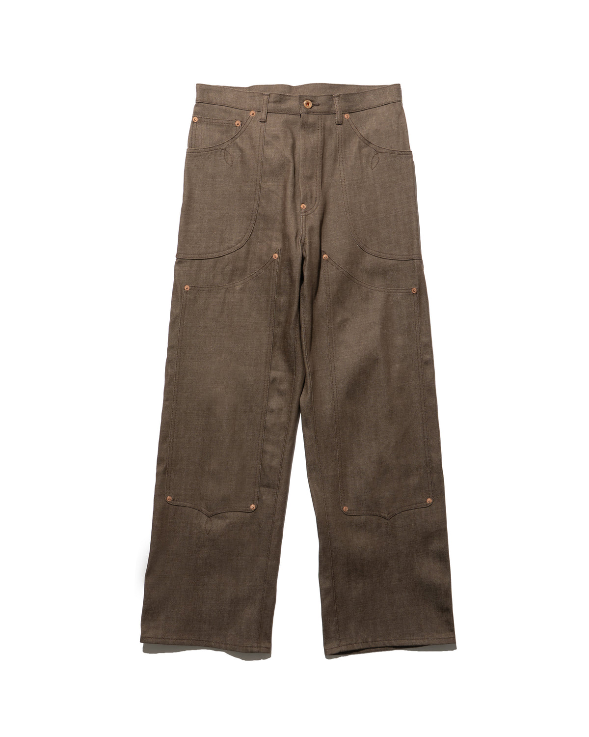 Wknee WORK PANTS 26 -Brown-