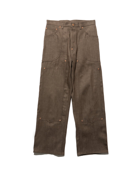 Wknee WORK PANTS 26 -Brown-