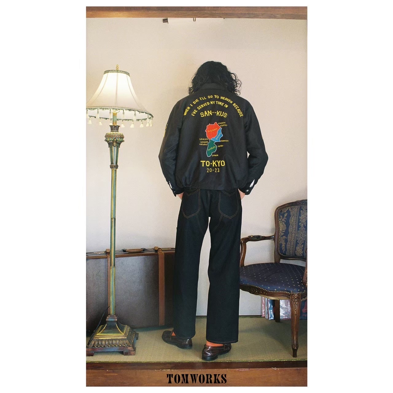 tomworks  knee WORK PANTS BLACK サイズ28 tomworks knee WORK PANTS BLACK サイズ28