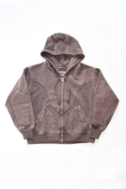 HOODIE - Brown -