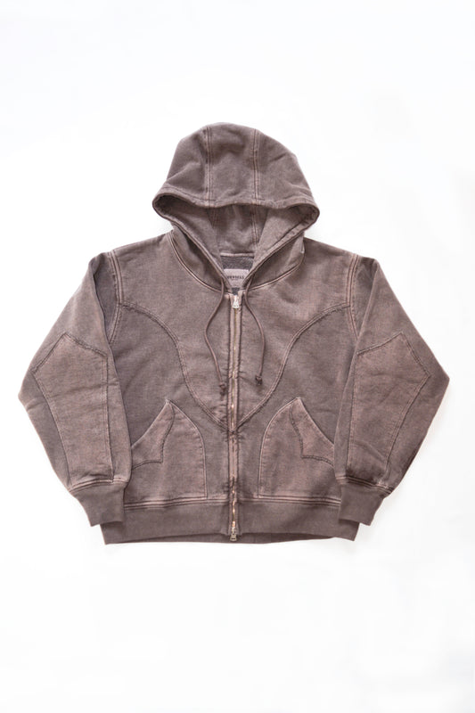 HOODIE - Brown -