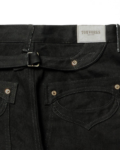 PARCO先行販売 | SWEEP Wknee WIDE PANTS -Black One-wash-