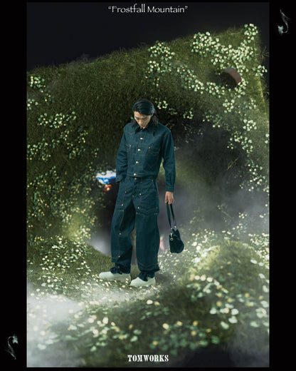 SWEEP Wknee WIDE PANTS -Indigo-