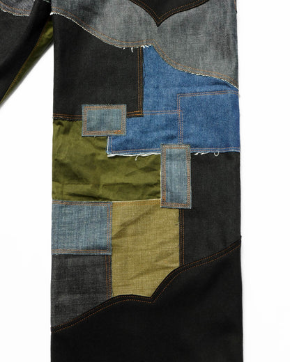 PARCO数量限定販売 | PATCHWORK SWEEP Wknee WIDE PANTS