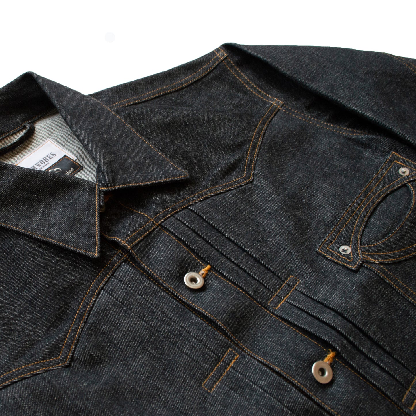 THREE TACK JACKET " KAGUYA " - Black  -