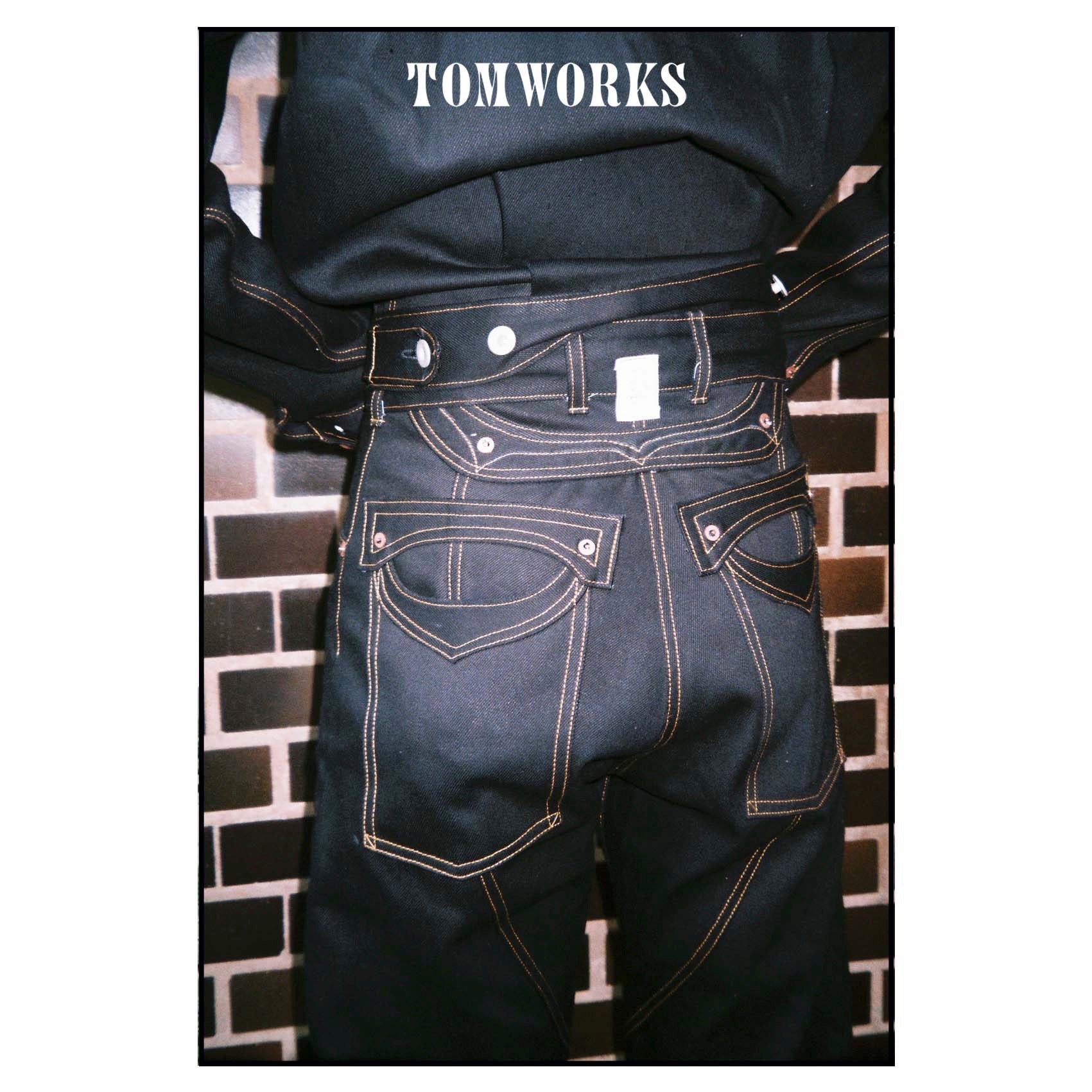 Wknee WORK PANTS   BLACK