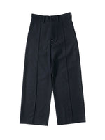 DRESS WOOL PANTS - BLACK -