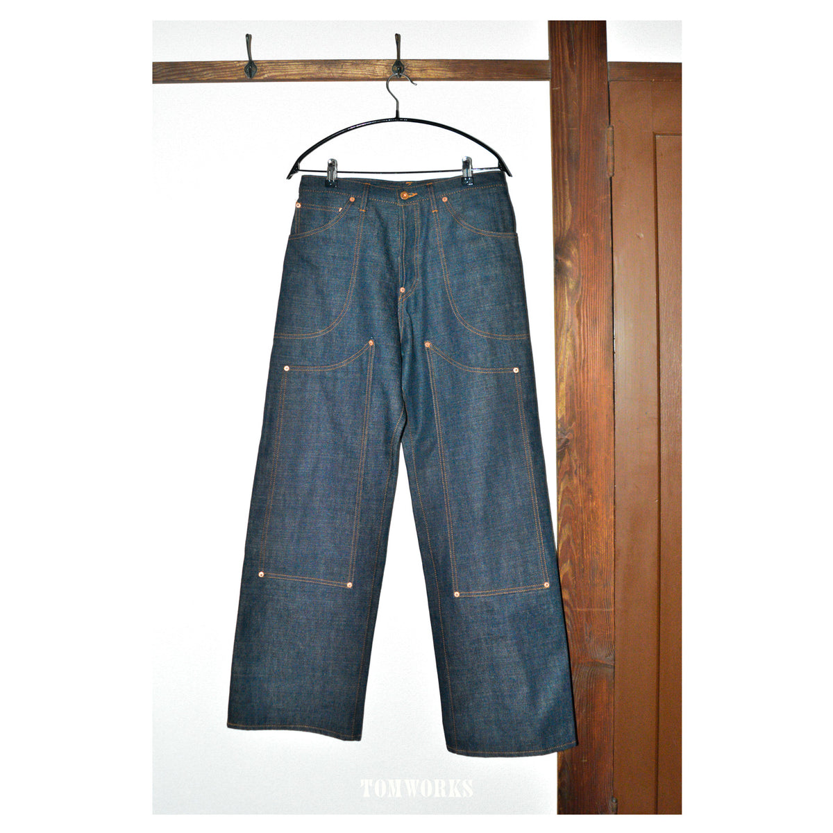 Wknee WORK PANTS - indigo - – Tomworks