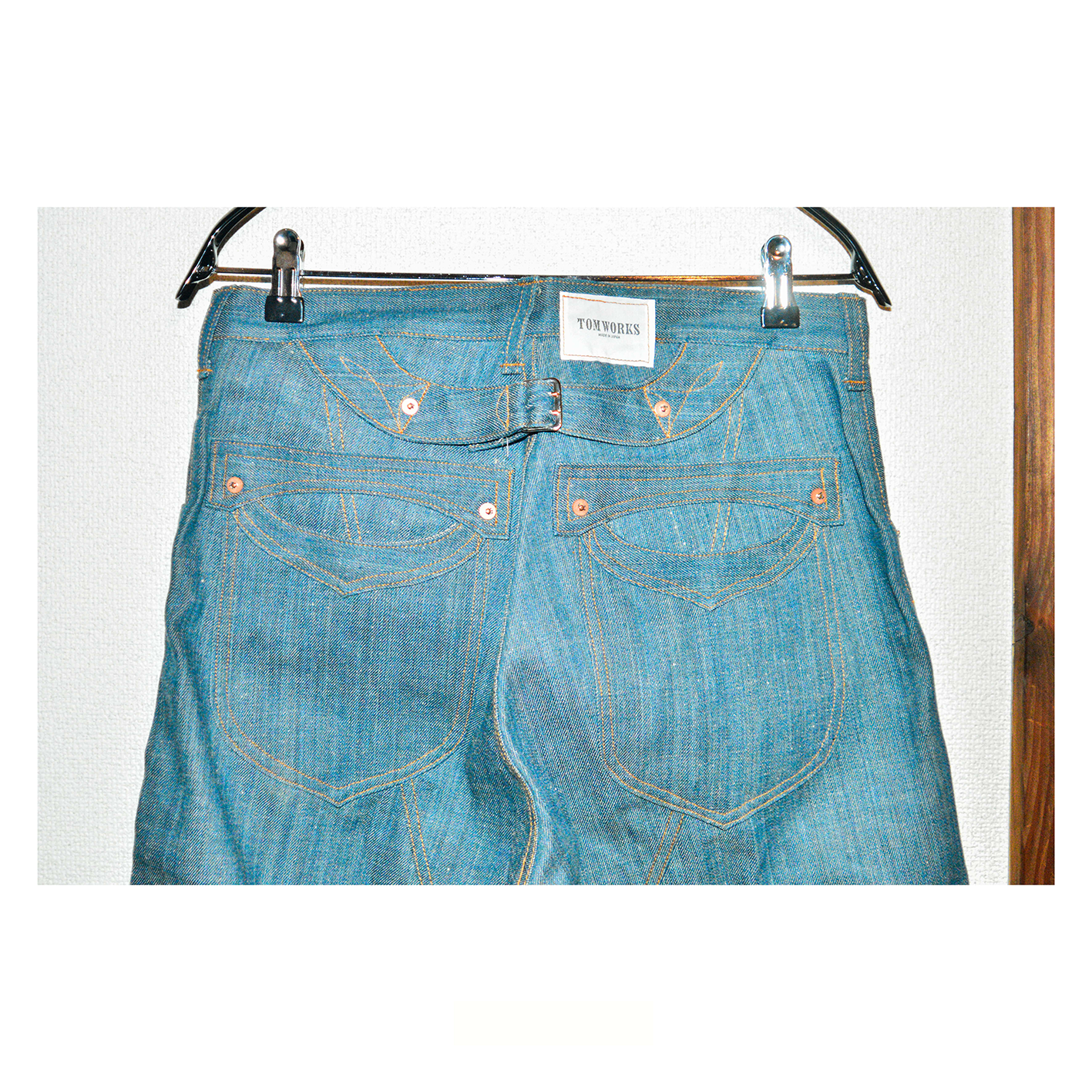 Wknee WORK PANTS CINCH BACK - BLUE