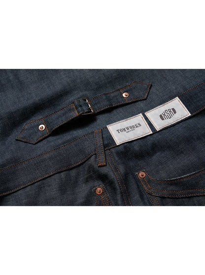 TOM WORKS × YAMAHA MOTOR Collaboration “the Jumpsuit”-Indigo/White-